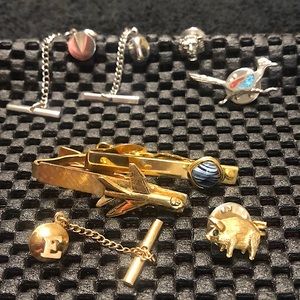 💠 Vintage Tie Tacs, Pins, Clasps Jewelry